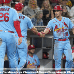 St. Louis Cardinals vs Cleveland Guardians Match Player Stats