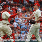 Texas Rangers vs St Louis Cardinals Match Player Stats