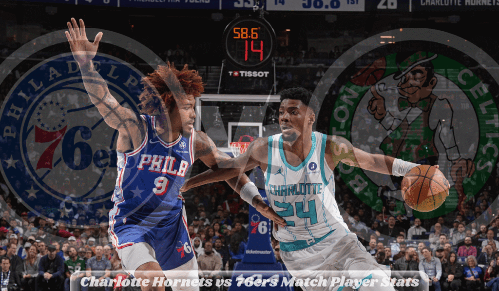 Charlotte Hornets vs 76ers Match Player Stats