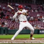 Cincinnati Reds vs Minnesota Twins Match Player Stats