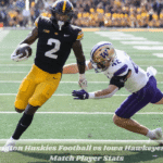 Washington Huskies Football vs Iowa Hawkeyes Football Match Player Stats