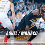 AS Monaco Basket vs ASVEL Lyon-Villeurbanne Match Player Stats