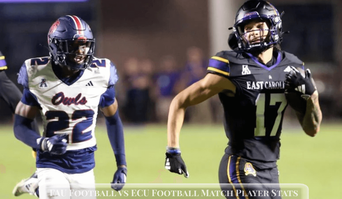 FAU Football vs ECU Football Match Player Stats